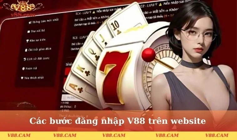 cac buoc dang nhap v88 tren website Các bước đăng nhập V88 trên website