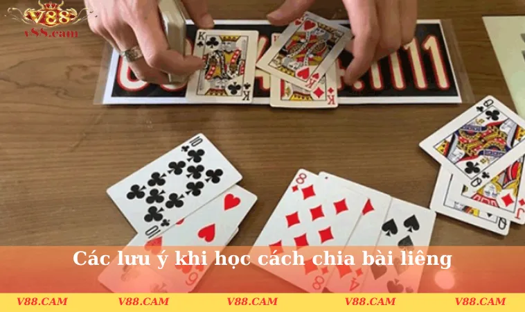 cac luu y khi hoc cach chia bai duoc lieng 1 Các lưu ý khi học cách chia bài liêng