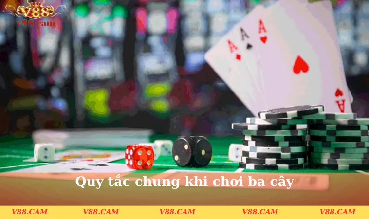 quy tac chung trong cach choi ba cay copy Quy tắc chung khi chơi ba cây